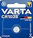 Produktbild VARTA Batterien Knopfzelle CR1025, 1 Stück, Lithium Coin, 3V, kindersichere Verpackung, für elektronische Kleingeräte - Autoschlüssel, Fernbedienungen, Waagen