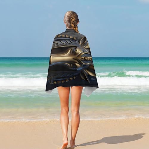 Serviette de plage séchage rapide Anubis contre le sable collant