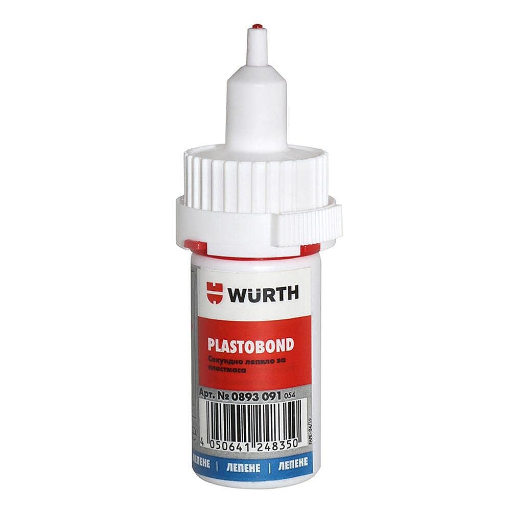2 x Würth konstruktionskleber plastobond kunststoffkleber sekundenklebstoff poids : 0,2 g