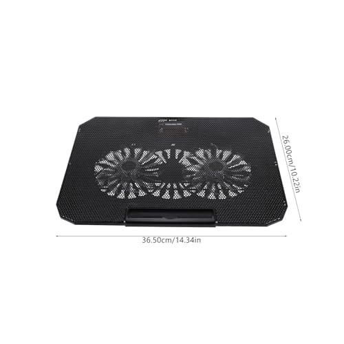 Base refrigerante para portátiles con doble ventilador silencioso miniatura 2