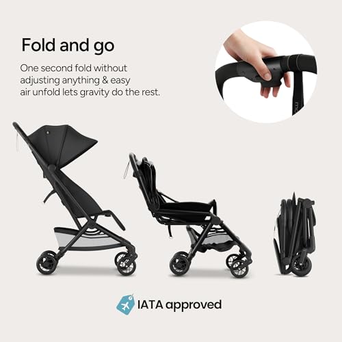 Image of Mompush Velo Compact Travel Stroller One-Hand Fold, Carry-on Approved