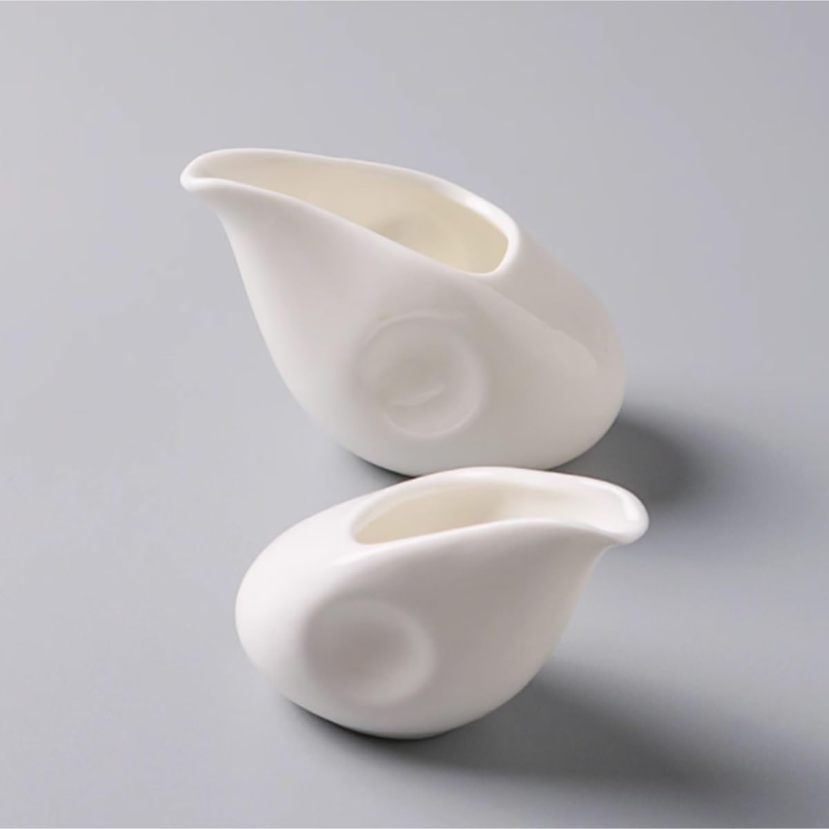 Salsiera per condimenti per insalata, lattine, lattine, bistecche, salse, tazza occidentale, tazza a punta, per cucina e ristorante (6 x 10 cm)