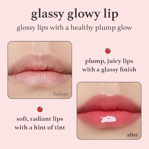 image for NOONI Korean Lip Oil - Appleberry | Long-Lasting, Moisturizing, Plumpi