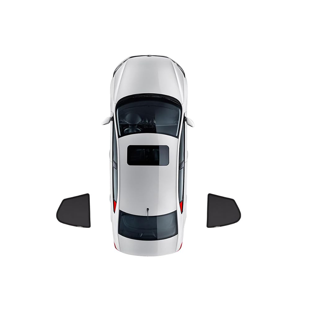 BROHN Parasol de Coche para BMW X1 E84 Parasol Ventana Coche Cortinas Coche Boquear los Rayos UV y Calor Instalación a presión,2 Triangular