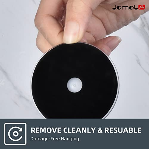 Jomola Suction Cup Shower Hooks For Hanging Towel Suction Hook For Inside Shower Stainless Steel Coat Hooks Wall Mounted Kitchen Utensil Stainless Steel, Brushed Finish, 2Pcs #TOP2