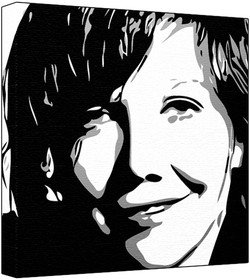 Maggie Gyllenhaal - Pop Art Print - 30 x 30 x 2.5 cm Deep Box Canvas