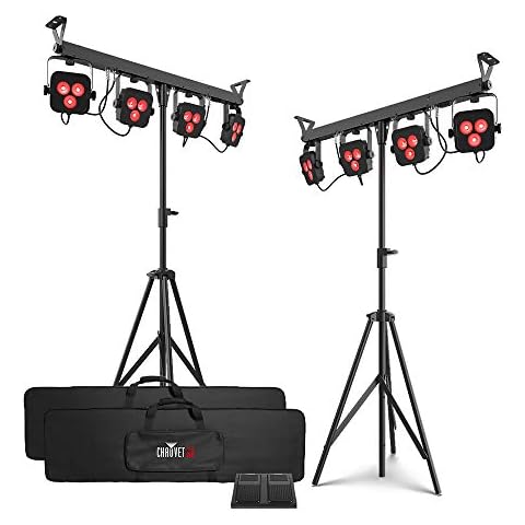 2x Chauvet 4Bar LT Bluetooth ParBar LED Par Can Package Stage DMX Lighting Cover