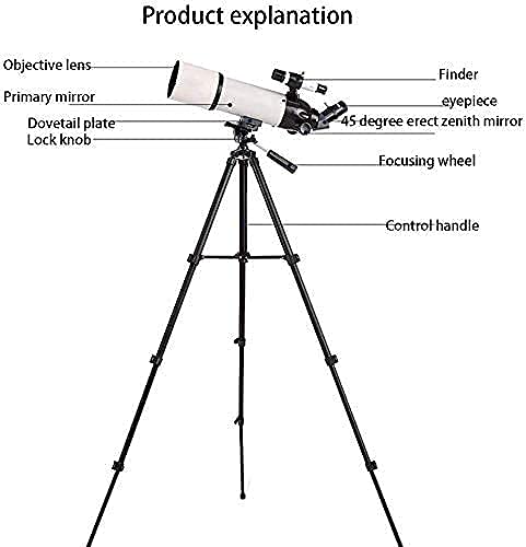 Telescopio para principiantes astronomía 80mm diámetro miniatura 3