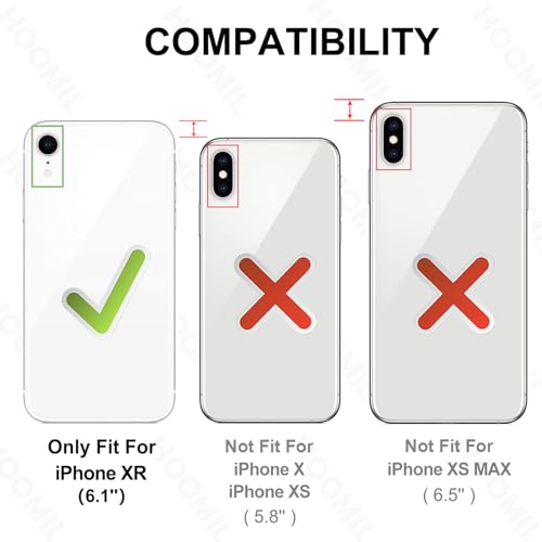 Image of HOOMIL Case for iPhone XR, Anti-Yellowing, Crystal Clear