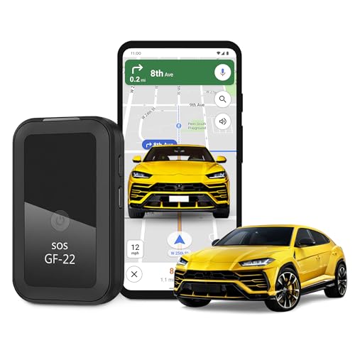 KF Premium Mini GPS Tracker for Vehicles, Pets & Luggage – Real Time Hidden Magnetic Car Tracker...