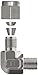 Parker A-Lok 4MSEL4N-316 316 Stainless Steel Compression Tube Fitting, 90 Degree Elbow, 1/4