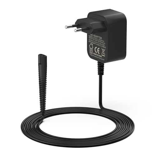 Jippofu Chargeur 12V Rasoir Alimentation Compatible avec Braun Épilateur Série 9 8 7 6 5 3 1 Type 492 5544 5542 5210 5408 3030s 3020s 3010s 3090cc 5050cc...