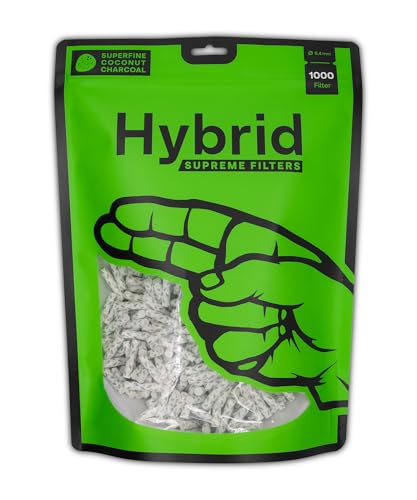 Hybrid Supreme Filters 20399 Hybrid Supreme Filter 1000er Tüte, Zellstoff, weiß