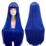 ZLMWYQADL Land of the Lustrous Lapis lazuli wigs Hoseki no Kuni Cosplay Wig Heat Resistant Synthetic Wigs for Halloween Christmas Costume Party Role Play+Wig
