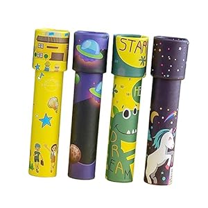 Yardwe 4 Stück Kinder Kaleidoskop Spielzeug Set
