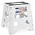ACKO Folding Step Stool - 13" Height Premium Heavy Duty Step Stools for Adults and Kids, Upgrade Step Stool Kitchen Garden Bathroom Stepping Stool (White)