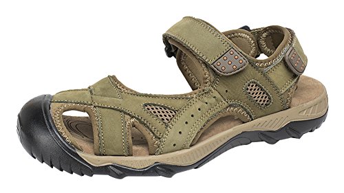 Agowoo women sandles hiking beach closed toe sandals gr…