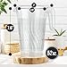Dining Collection Clear Plastic Pitcher – 52 oz – 2 Pack - Round Elegant Design -Easy Pour – Durable Plastic Pitcher for all Occasions