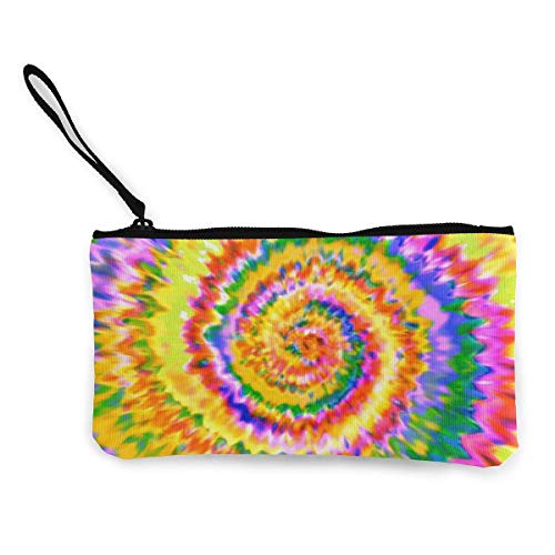 Preisvergleich Produktbild Batik-Geldbörse, Unisex, Segeltuch, Reißverschluss, modisch, für Wechselgeld, Bleistift, 1 Stück