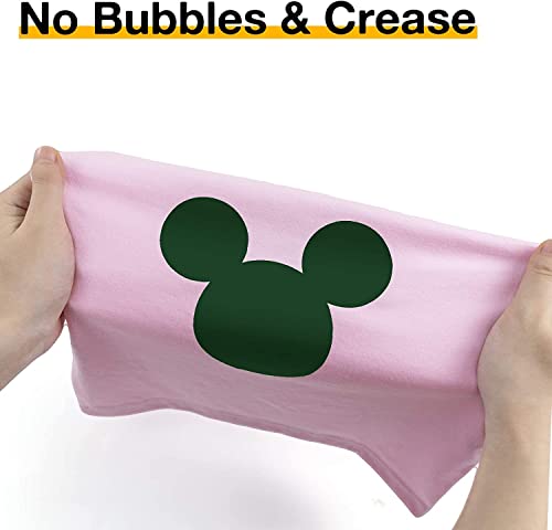 Image of HTVRONT HTV Vinyl Rolls Heat Transfer Vinyl - 12 inch x 20ft Dark Green HTV for Shirts, Iron on Vinyl for All Cutting Machines - Easy to Cut & Weed for Heat Transfer Design (Dark Green)