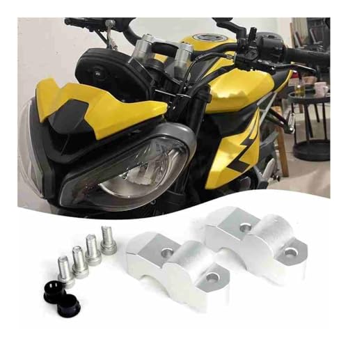 Elevador ajustable de manillar para Street Triple 765R que aumenta la altura de la base 2