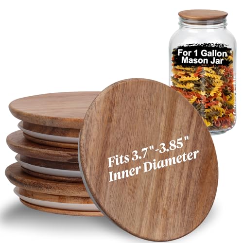 2 PCS 1 Gallon Mason Jar Lids Replacement Mason Jar