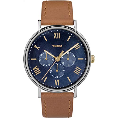 Image of Timex Men's Southview Multifunction 41 mm Leather Strap Watch