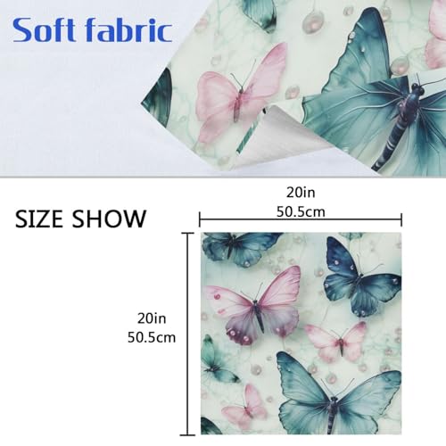 Servilletas de Tela Multicolor Set x6 20x20 in miniatura 6