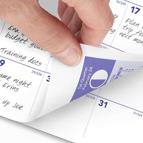 AT-A-GLANCE 2026 Wandkalender, 21,6 x 27,9 cm, kleine, unlinierte Blöcke, monatlich (PM1702826)