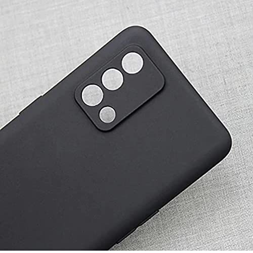 Image of Mobile Back Cover Case for Oppo F19 (Silicone Case|CameraProtection|Black SC1510)