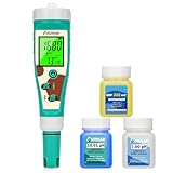 UIUZMAR Medidor de pH, Cloro y Sal para Piscina, Medidor de pH PPM ORP de...