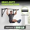 HANDBODE Pull Up Bar for Doorway and Wall Mount - Chin Up Bars for Home Gym, 36/52 in Upper Body Workout Equipment with 500 lbs Capacity, Portable Thickened Steel Construction, Joist Mounted