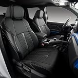 OURPLOT Custom Fit Seat Covers for 2025-2027 Toyota 4Runner (5-Seater), Waterproof Faux Leather Full Set, Full Coverage Protectors for SR5/TRD Off-Road/Sport/Limited/Trailhunter - Black
