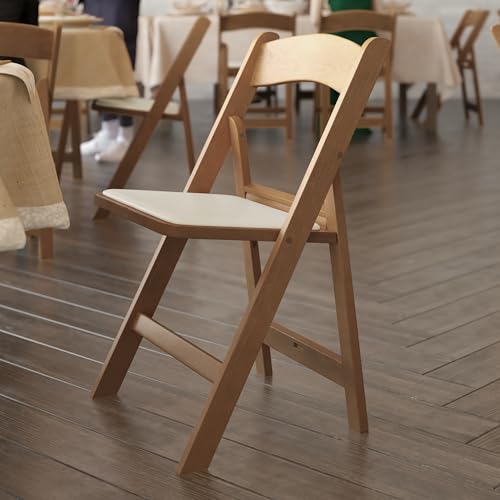 Image of Flash Furniture Hercules Resin Indoor /Outdoor Event Chair, Chestnut, 2-Pack