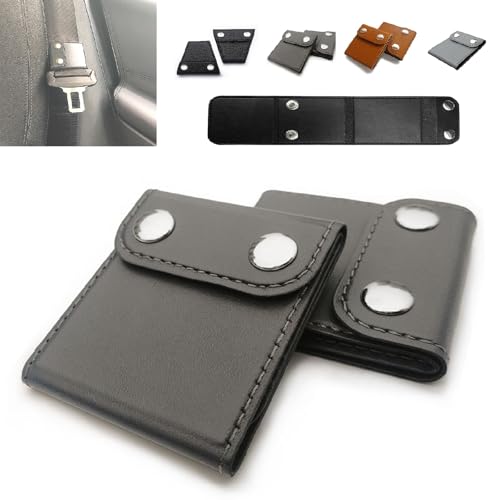 Universal Comfort Auto Car Seat Belt Adjuster, Stop Seat Belt Cutting into Neck, Seat Belt Adjuster for Short People, Seatbelt Adjuster for Adults, Seatbelt Clips for Cars (2pcs,blackA)