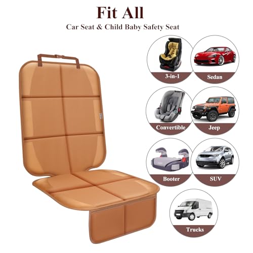 image for Meolsaek Car Seat Protector for Child Car Seat, Durable 600D Fabric Wa