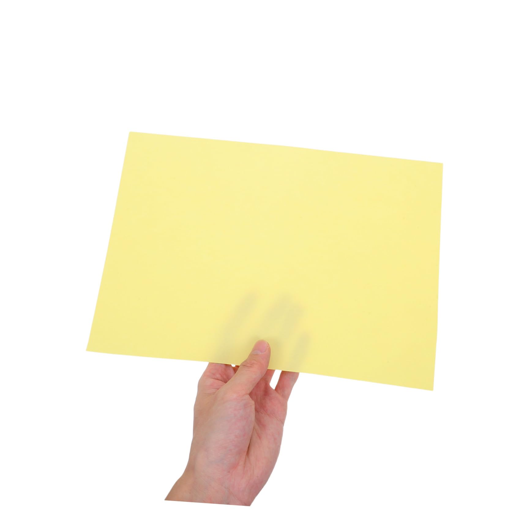 200 Pezzi Carta Copy Carta da Doppia Faccia per Ufficio e Origami Gialla Chiara per Scrittura e Fotocopie
