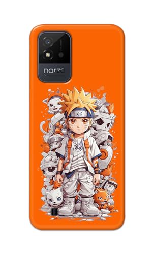 Image of Plastic Printfidaa Printed Hard Back Cover Case For Realme Narzo 50I Back Cover (Famous Anime Cartoon Character) -112, Multicolor