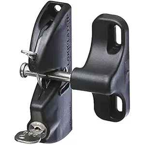 National Hardware N346-201 LokkLatch Automatic Keyed Gate Lock Latch, 4-9/16