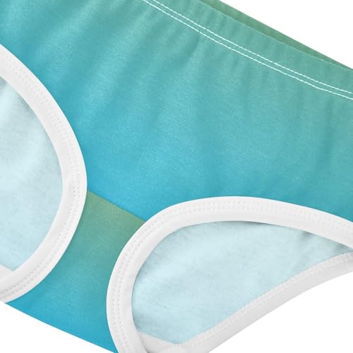 Dinosaur Green Deep Sky Blue Gradient Girls Underwear Toddler 2t Cotton Panties Little Girl Animal Kids Undies Briefs4