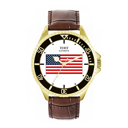 Toff London Montre Drapeau USA