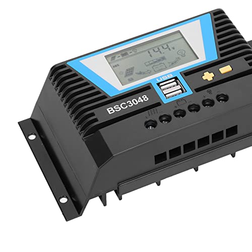 Regolatore Solare Intelligente Regolatore Solare 12V/24V/36V/48V, Regolatore di Carica Solare, per la Fabbrica Industriale di Ricarica di Batterie Leggere