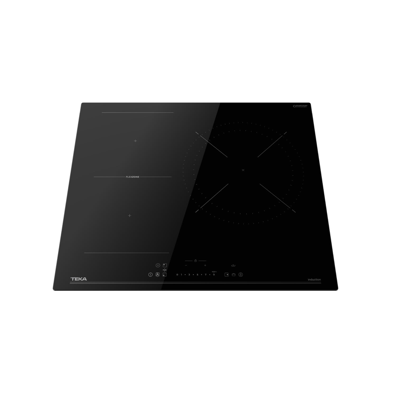 TEKA Placa Inducción 60 cm, 3 Zonas de Cocinado, Touch Control Multislider