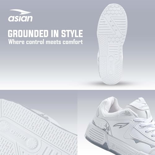 Image of ASIAN Lifestyle-02 Men's Stylish Sneakers | Comfortable Sporty Sneakers with PU Upper & Cushioned Insole | Ideal for Gym, Walk, Travel, & Casual Wear