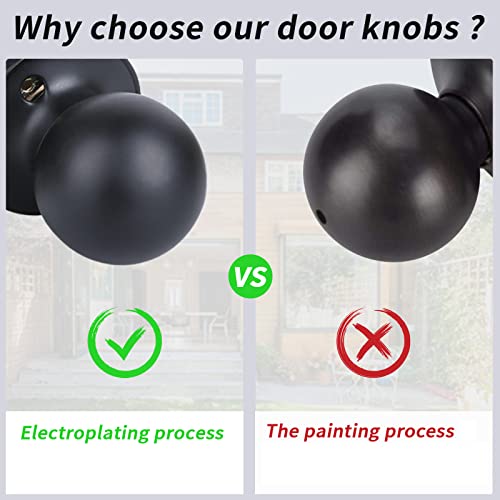 Biglufu Entry Door Konb, Keyed Entry Door Knob Lock For Front Door, Exterier And Interier Doors, Matte Black… #TOP2
