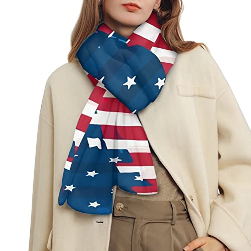 WELLFLYHOM Winter Scarf for Women Cold Weather Warm Scarf Knit Shawl and Wraps