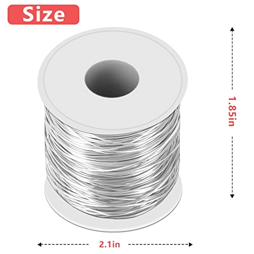 20 gauge 08mm 304 stainless steel wire - 164 ft rust-resistant high strength for jewelry making sculpting diy crafts and home decor