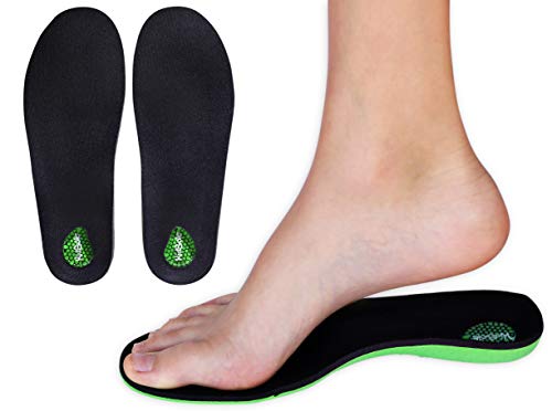 KidSole Green Martian: Arch Support Soft & Strong Insole. Slim & Lightweight Design with Memory Foam Top. ((24 cm) Kids Size 3-6)