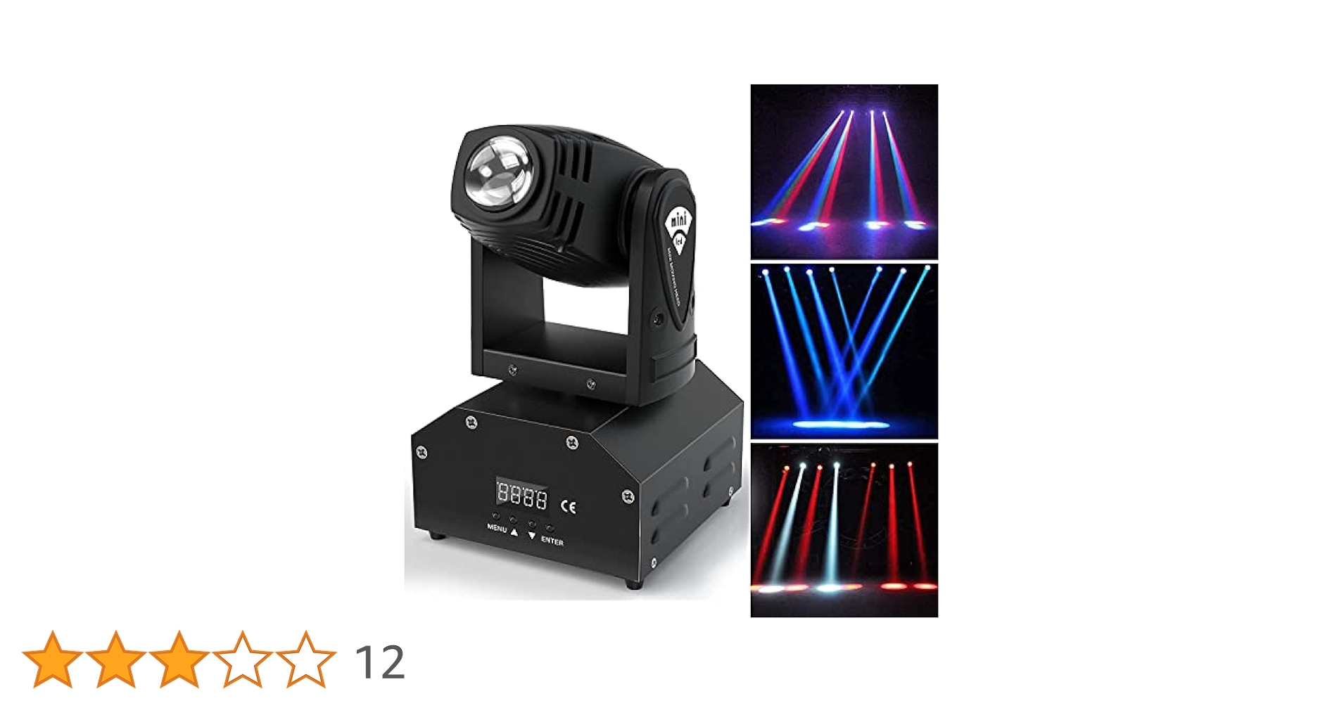 U`King Stage Lighting Beam ムービングヘッドライト Amazon.com: U`King 108W LED Moving Head Light with Remote
