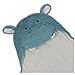 GUND Baby Oh So Snuggly Hippo Blanket Wrap, Plush Hooded Baby Blanket Wrap for Newborns, Blue/Cream, 26”